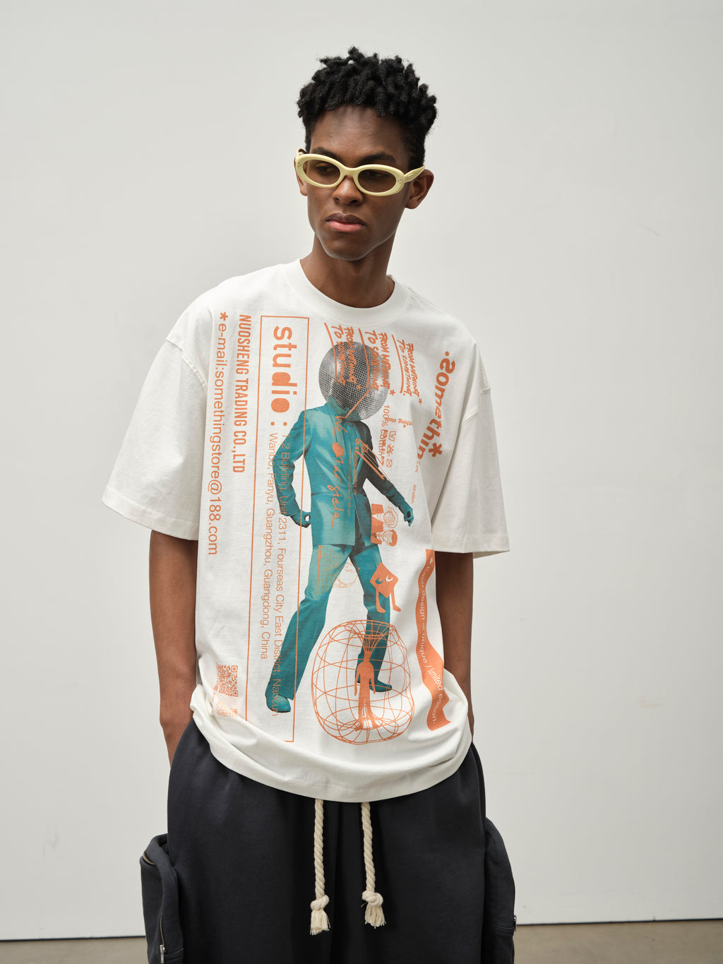 Cosmic Dance Club Tee — White
