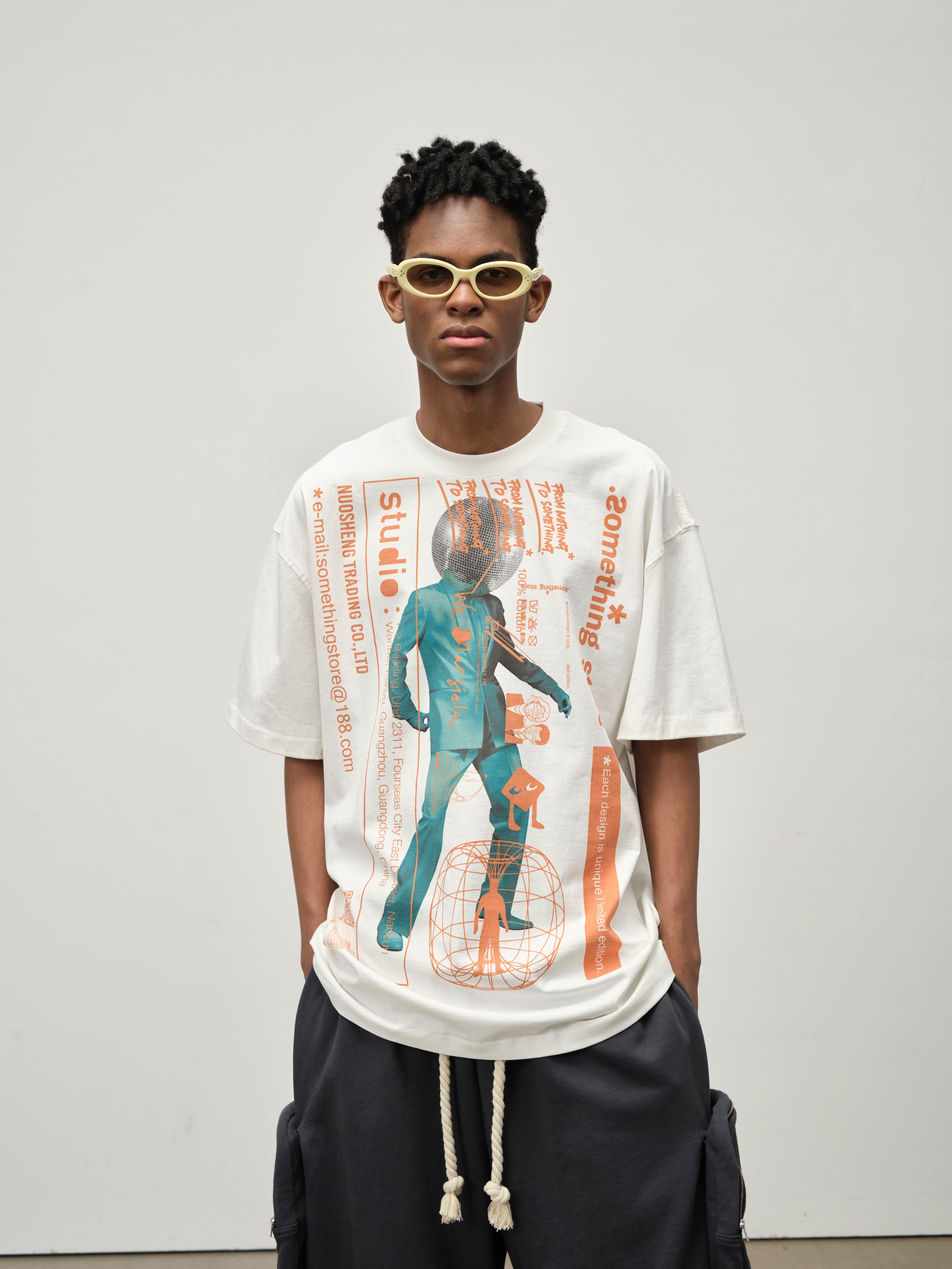 Cosmic Dance Club Tee — White