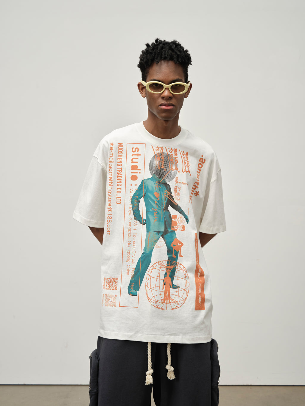 Cosmic Dance Club Tee — White
