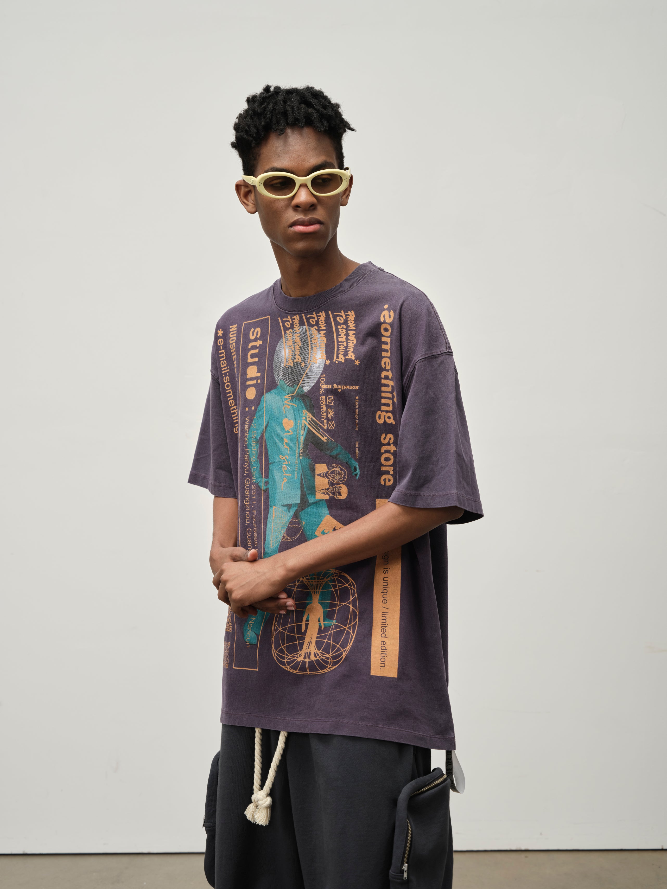 Cosmic Dance Club Tee — Purple