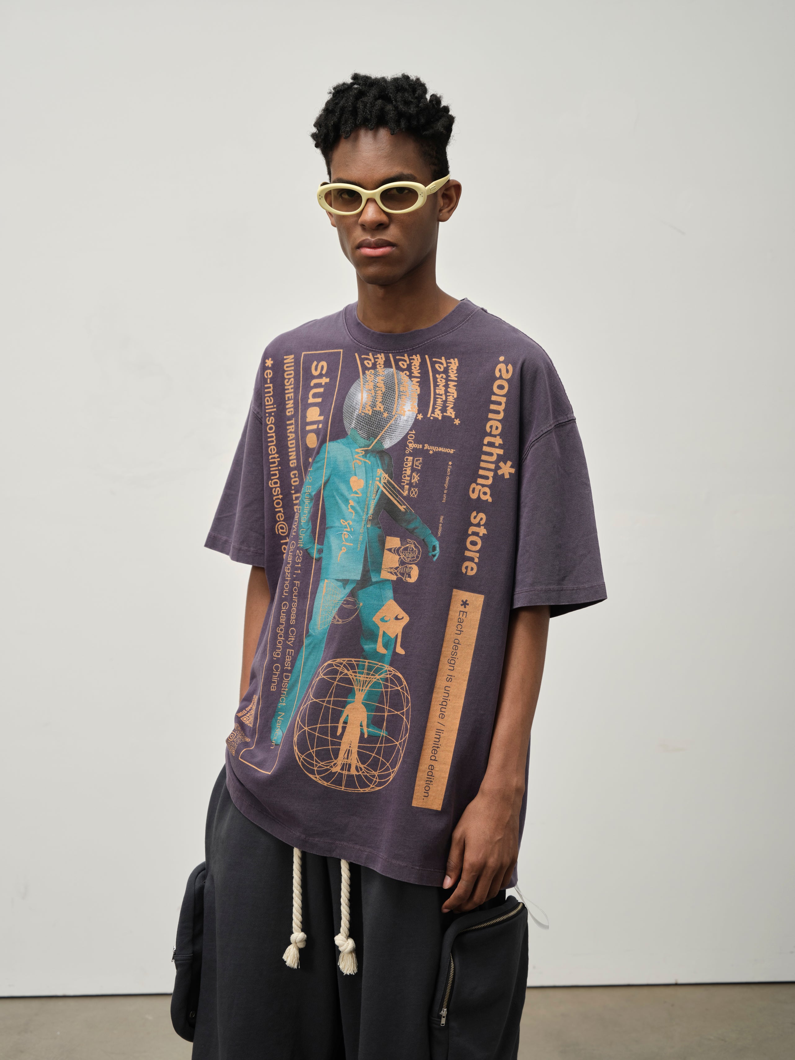 Cosmic Dance Club Tee — Purple