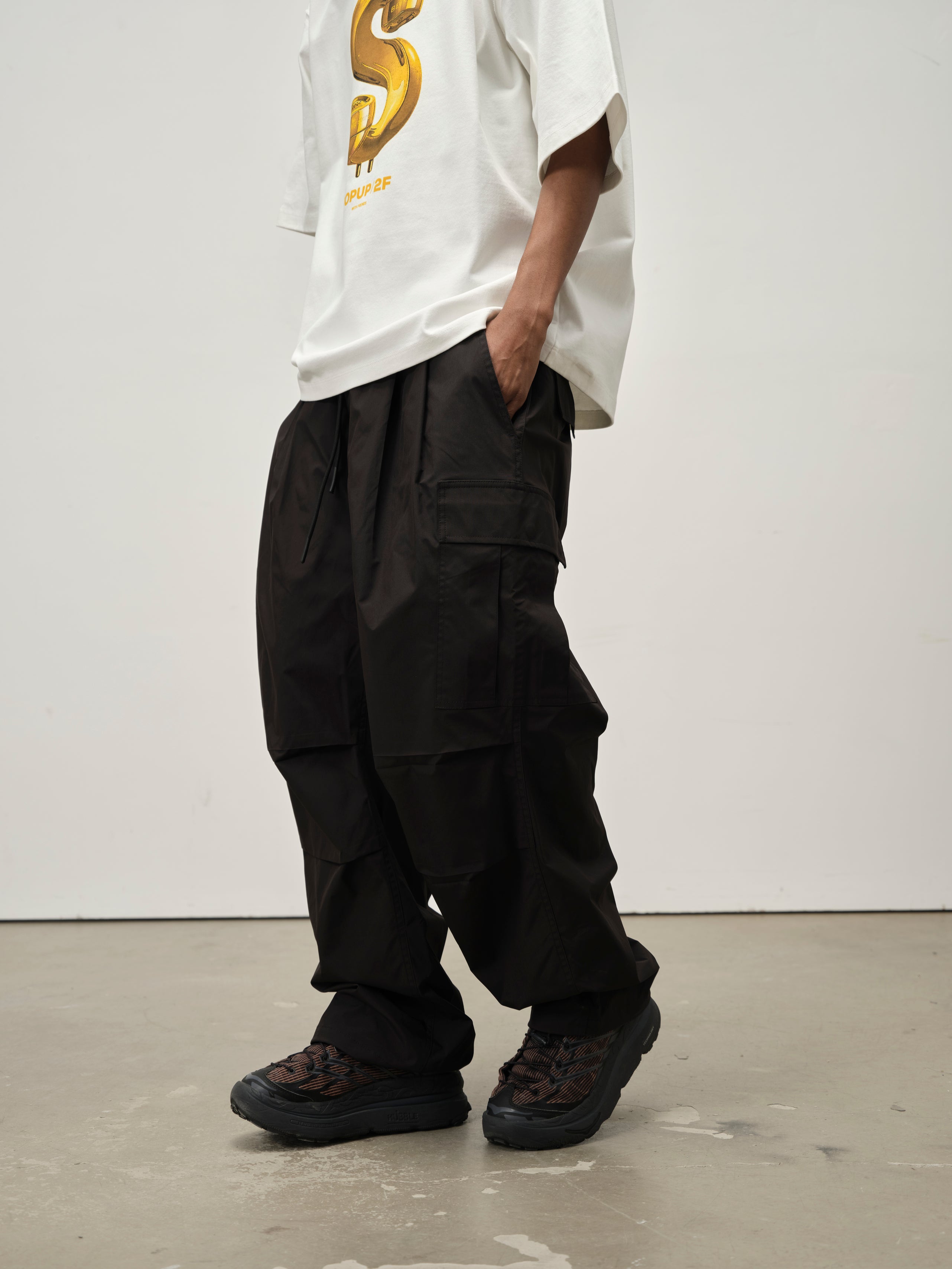 6-Pocket Nylon Cargo Pants
