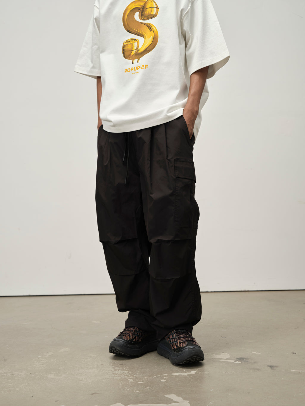 6-Pocket Nylon Cargo Pants